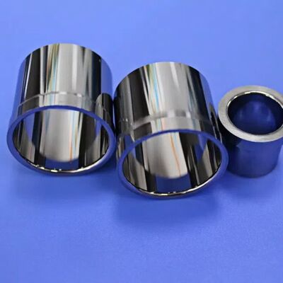 Componente de localização de precisão de interferência magnética zero WC-Ni com permeabilidade < 1,002 e tolerância de furo interno ± 0,001 mm para aplicações de ressonância magnética e semicondutores