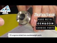 Partes de contrapeso de ferro de níquel de tungstênio