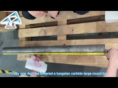 Sinterização e processamento de barras redondas de carburo de tungstênio supergrandes