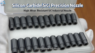 Bico de carboneto de silício (SiC) de alta precisão | Peças personalizadas de carboneto de tungstênio industrial resistente ao desgaste