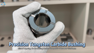 Bucha de carboneto de tungstênio padrão DIN, luva de carboneto de precisão com acabamento espelhado, carboneto resistente ao desgaste