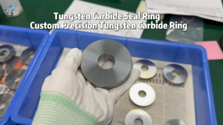Precision Mirror Finished Tungsten Carbide Seal Ring, Custom Wear Resistant Carbide Ring